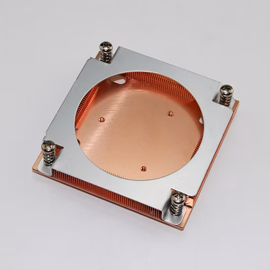 Maßgeschneiderter GPU/CPU-Kühlkörper mit geschälten Kupferrippen